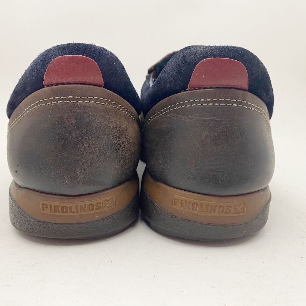 Pikolinos Brown Oiled Leather Slip On Loafers Mens EU 46 US 12 - Picture 7 of 8